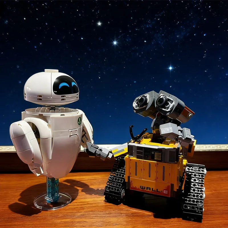 

2026 NEW 811PCS MOC 43279 WALLI EVE Robot Building Blocks Figure Blocks Cute Cartoon Character Toys Christmas Birthday Gifts