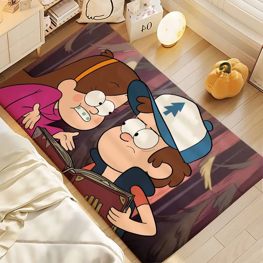Gravity Falls Carpet Bathroom Anti-slip Mat Door Mat Home Decoration Mat Entrance Door Mat Scratch-resistant Door Mat