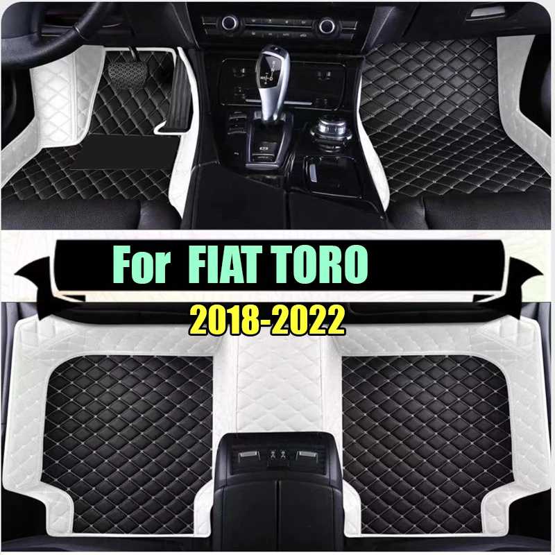 

Автомобильные коврики под заказ для FIAT TORO 2018 2019 2020 2021 2022 роскошные кожаные для мужчин и женщин с полным покрытием