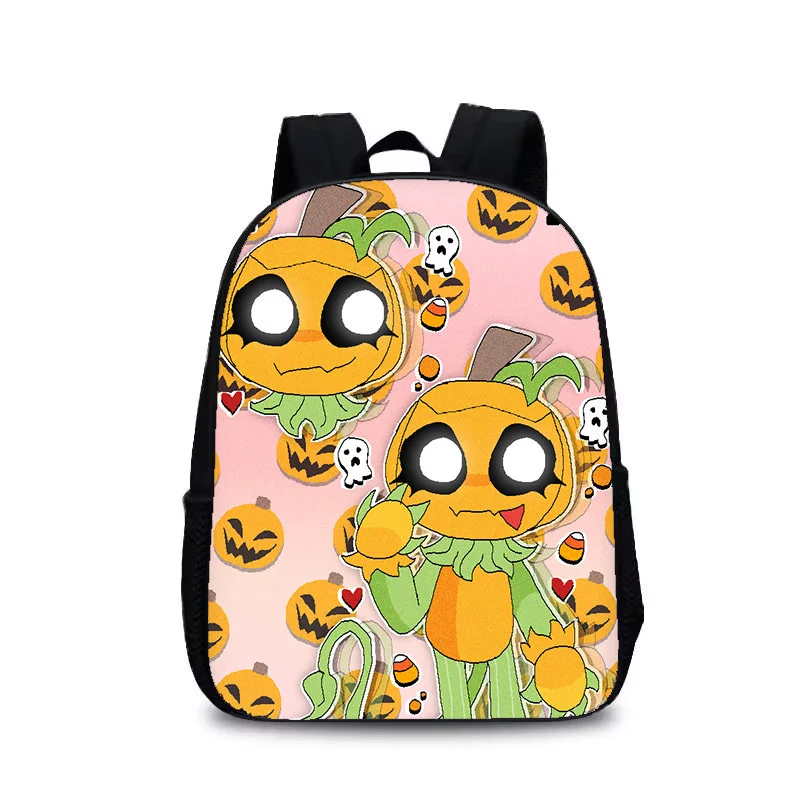 مجموعة حقيبة ظهر للطلاب من Gourdy Dandy's World حقيبة كروس كرتونية مطبوعة مقلمة حقائب ظهر مدرسية مقاومة للماء للفتيات والأولاد