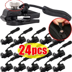 4/24 pçs/set extrator de zíper instantâneo universal kit de reparo de zíper de correção instantânea zip novo design zíperes cabeça ferramentas de costura acessórios