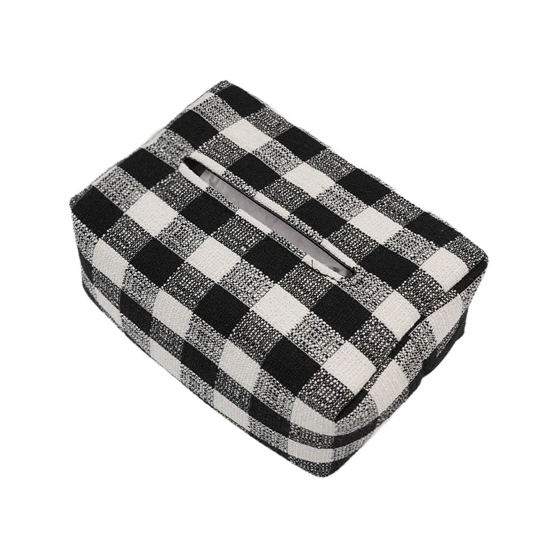 1 قطعة صندوق مناديل السيارة صندوق ورق سيارة منقوش بسيط لتعليق السيارة حقيبة معلقة راقية صندوق ورقي إبداعي لطيف #6