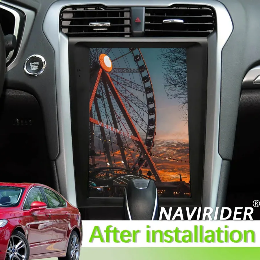 Car Radio For Ford Mondeo MK5 2012-2015 GPS Navigation 12.1