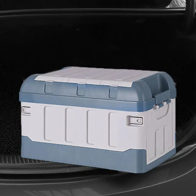 Car Storage Organizer Multifunctional Camping Box Collapsible Large Capacity auto Trunk Organizer Storage Box for Car SUVs