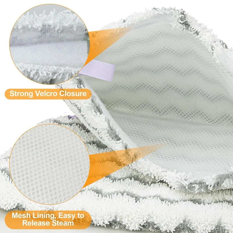 6 paczek Mop parowy części zamienne kompatybilne z mopem kieszonkowym rekina parowego S3501 S3550 S3601 S3801 S3901 SE450 S3601D