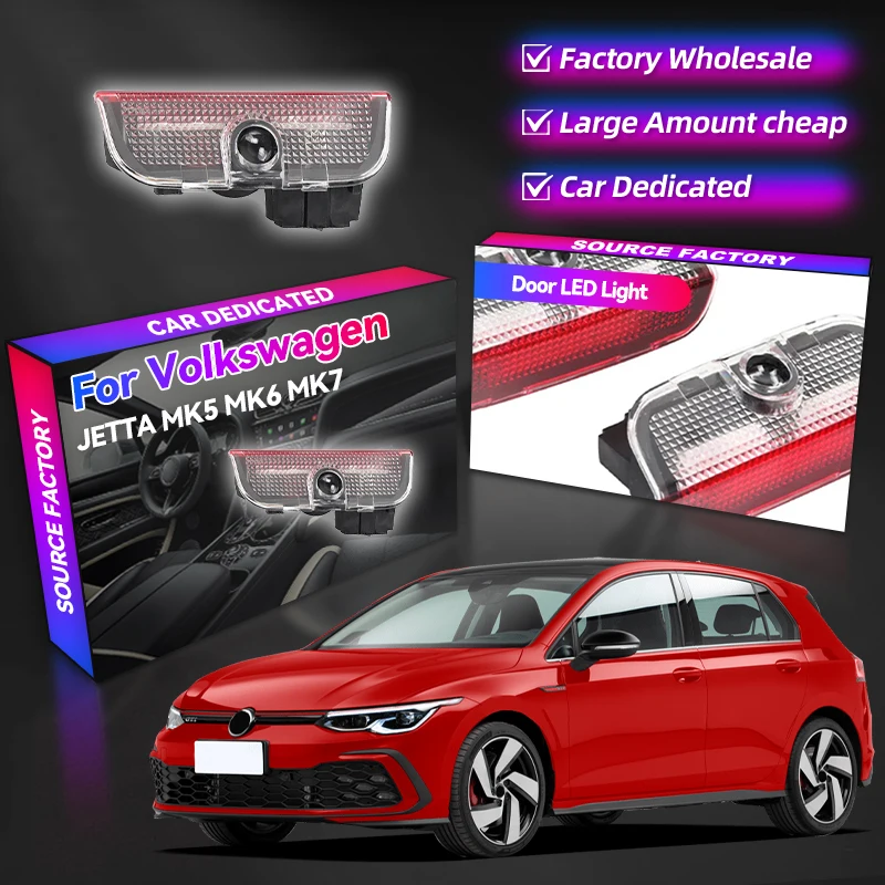 

Для VW VOLKSWAGEN 2026, новая светодиодная лампа для дверей автомобиля, аксессуары для внутреннего украшения для VW Touareg 7P Passat B6 B7 B8 B9 Arteon J