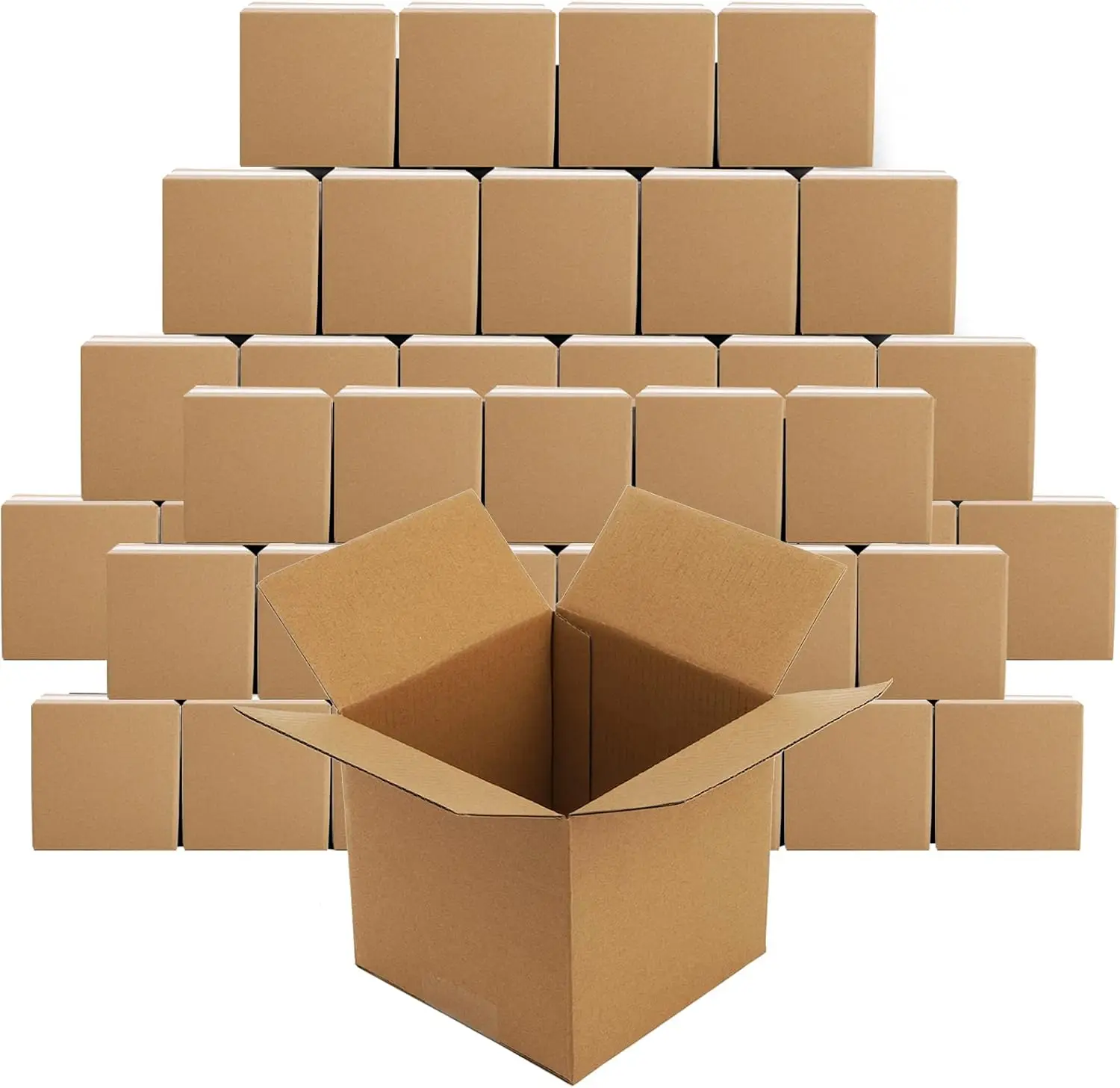 

30 Pack 5x5x5 Corrugated Cardboard Boxes for Small Item Shipping, Moving, and Storage