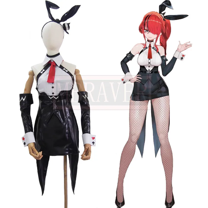 

YouTuber Virtual Vtuber Lain Paterson Sexy Rabbit Girl Cosplay Costume Halloween Uniform Christmas Party Custom Made