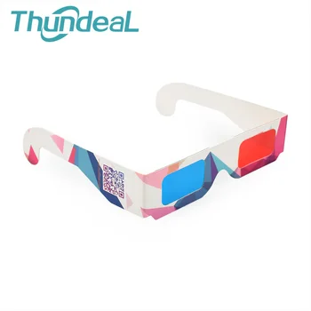 ThundeaL Projector Red Blue 3D Glasses for Game DVD Movie Cinema Anaglyph Framed Red Blue 3D Glasses Stereo Projector 3D