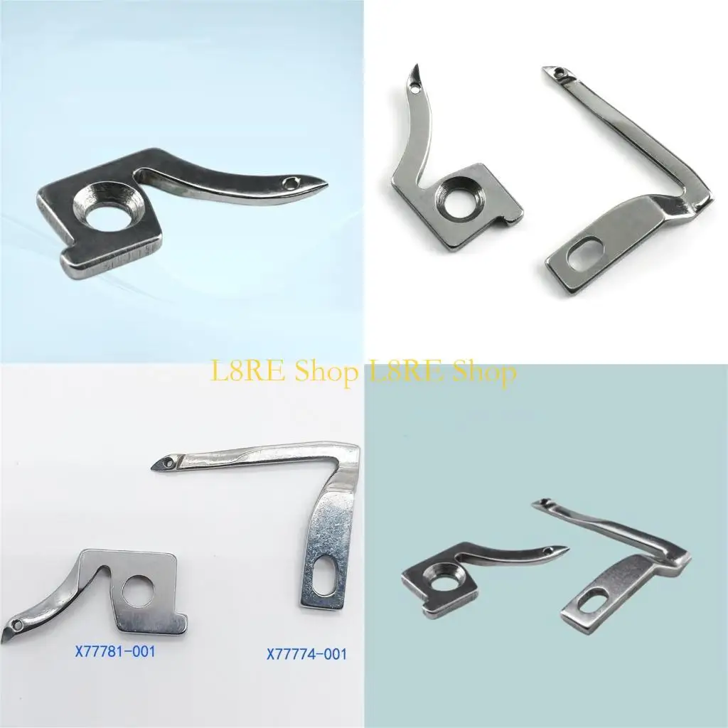 

L8RE Stainless Steel Sewing Machine Looper Set Overlocker Needle Metal Texture