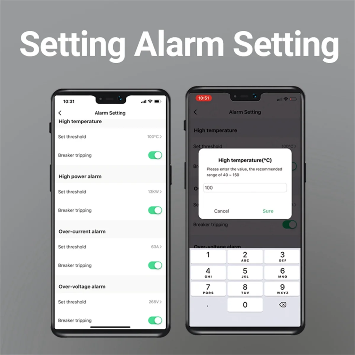 AA87TUYA 63A 1P + N Умный автоматический выключатель Zigbee с измерением Умный дом Беспроводной пульт дистанционного управления Smart Life Alexa Home