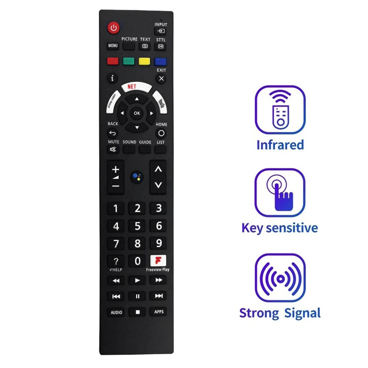 Control remoto Reemplace el control remoto R3PA23 para N2QBYA 000037   TX-40JX800E TX-40JX810E TX-40JX820E TV inteligente LED HDR Android