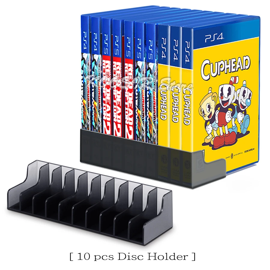 PS5 PS4 Game Card Disc Box Universele Stand 10 Stuk Game CD Schijven Case Houder Opslag Beugel Voor Playstation 5 Play station 4