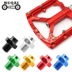 MUQZI 50PCS Pedal Bolt MTB Road Bike Hex Torx M4 Anti-skid Pedals Screw And Wrench