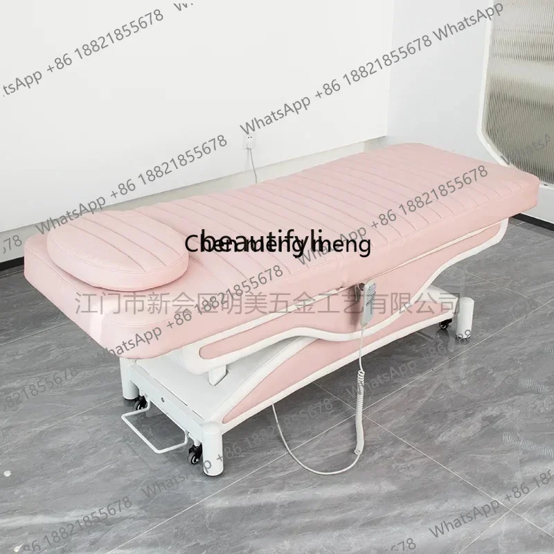 zS173zxqElectric beauty bed for beauty salons Multifunctional lifting pattern embroidery, massage physiotherapy ear bed
