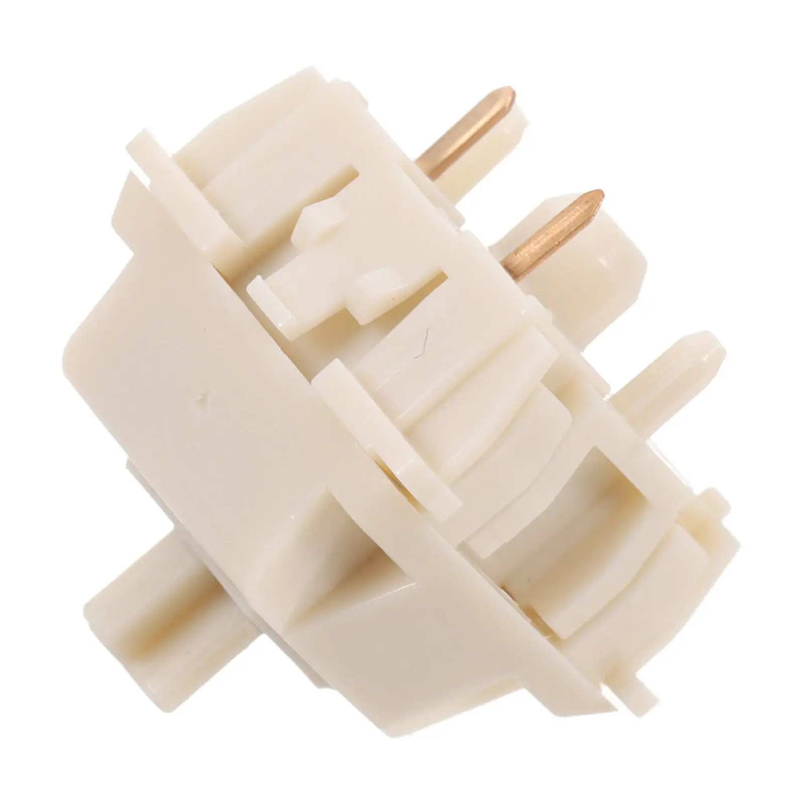Switches Mecânicos Cremosos Pré-Instalados e Pré-Lubrificados para Teclados Gamer e Entusiastas de Digitação