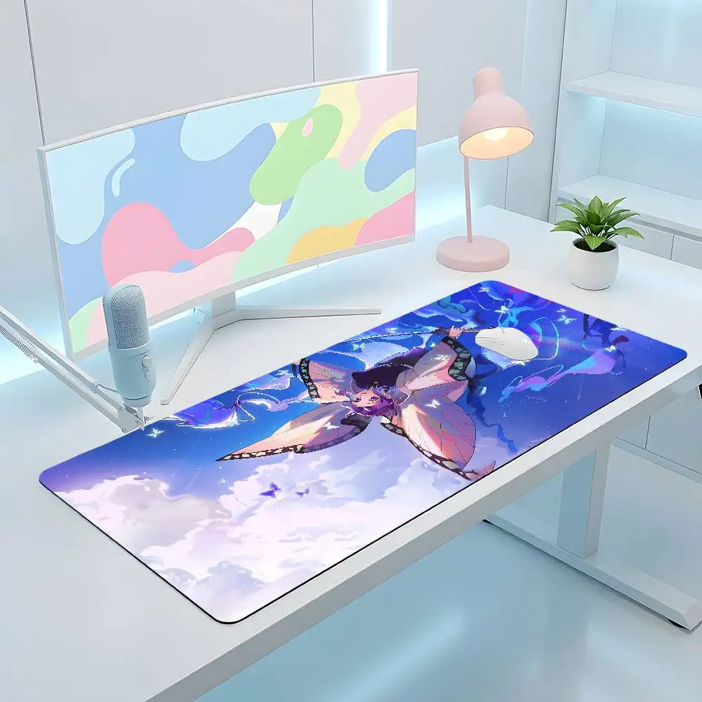Demon Slayer Anime Keyboard Mouse Pad Gaming Desk Protector Laptop PC Accessories Mousepad Mats