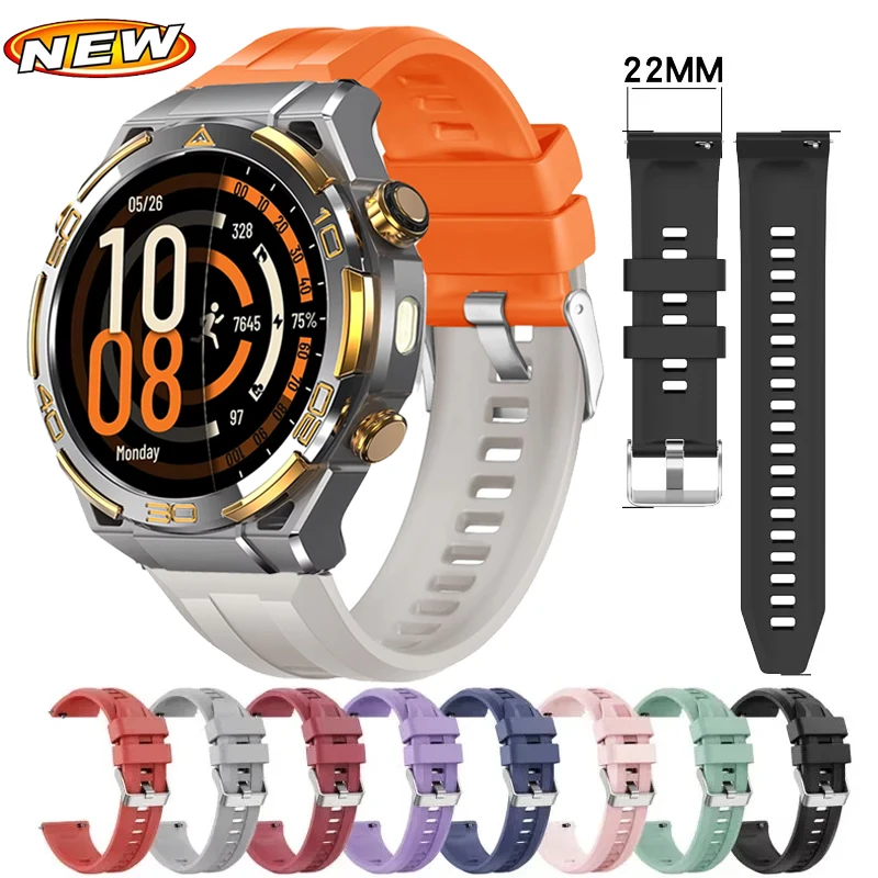 22Mm Silicone Band …