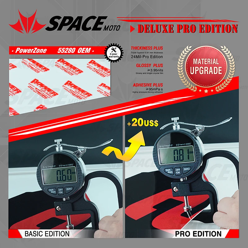 الفضاء موتو الرسومات خلفية الشارات ملصقات دراجة نارية لياماها 05-18 TTR230