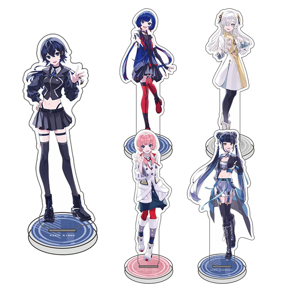 

anime Kamitsubaki City Under Construction Acrylic Stand Kaho Morisaki Yokawa Sekai Rinne Here Figure Display Keychian Gift
