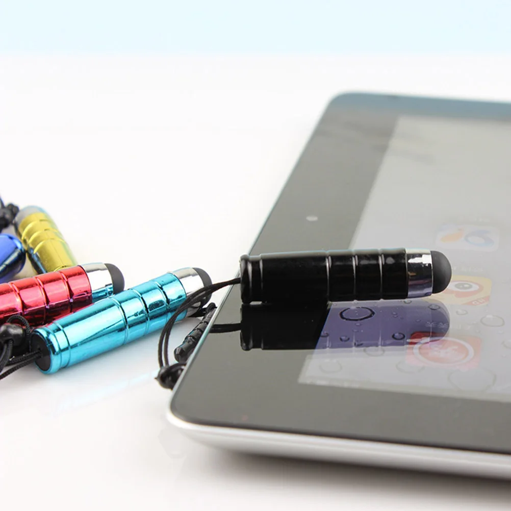 

20 PCS/Set Capacitor Pen Dustproof Plug Smartphones Stylus Pens Universal Touch Charms Compatible Cell for Tablets