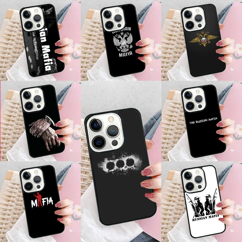 Russian Mafia Phone Case Cover For iPhone 16 15 14 plus XR XS 11 12 mini 13 pro max coque Shell Fundas