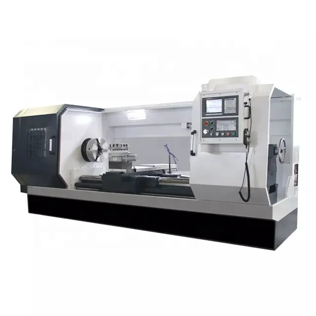 New 3 Axis Ck6180f Horizontal CNC Flat Bed Automatic Chuck Lathe Cnc