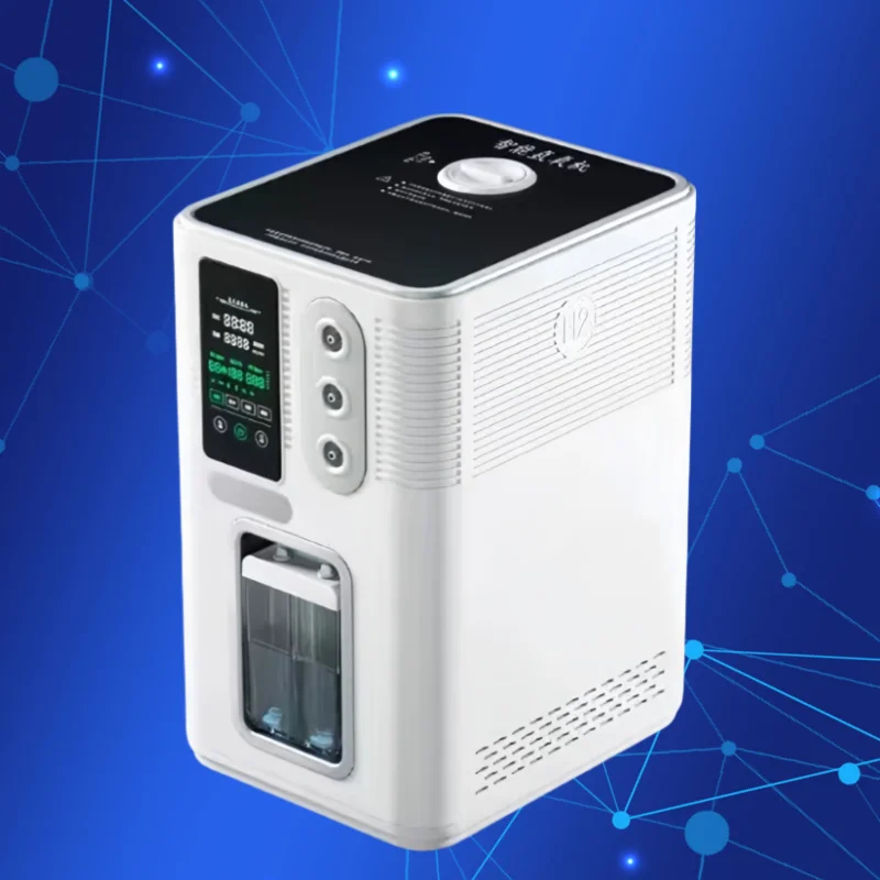 

Hydrogen Inhaling Machine PEM Pure Water Electrolysis 1500ML Hydrogen + 500ML Oxygen Hydrogen Inhalator 2000ml/min