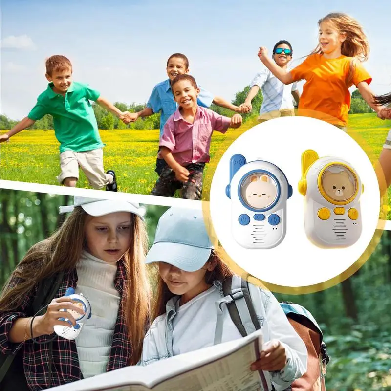 Kids Walkie Talkies Toys Kids Telephone Toy Extended Range Camping Game Gear Clear Sound Two-Way Communication Device For