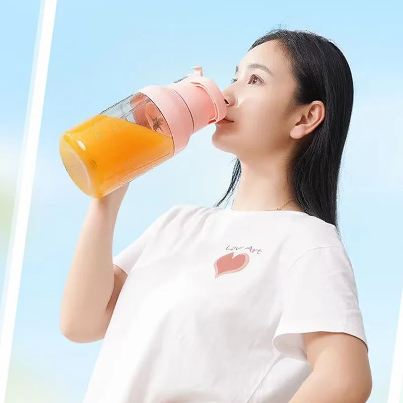 Portable Blender Smoothie Maker Mini Mixer Usb Rechargeable Strong Cutting Performance With  Sharp Blades For Travel