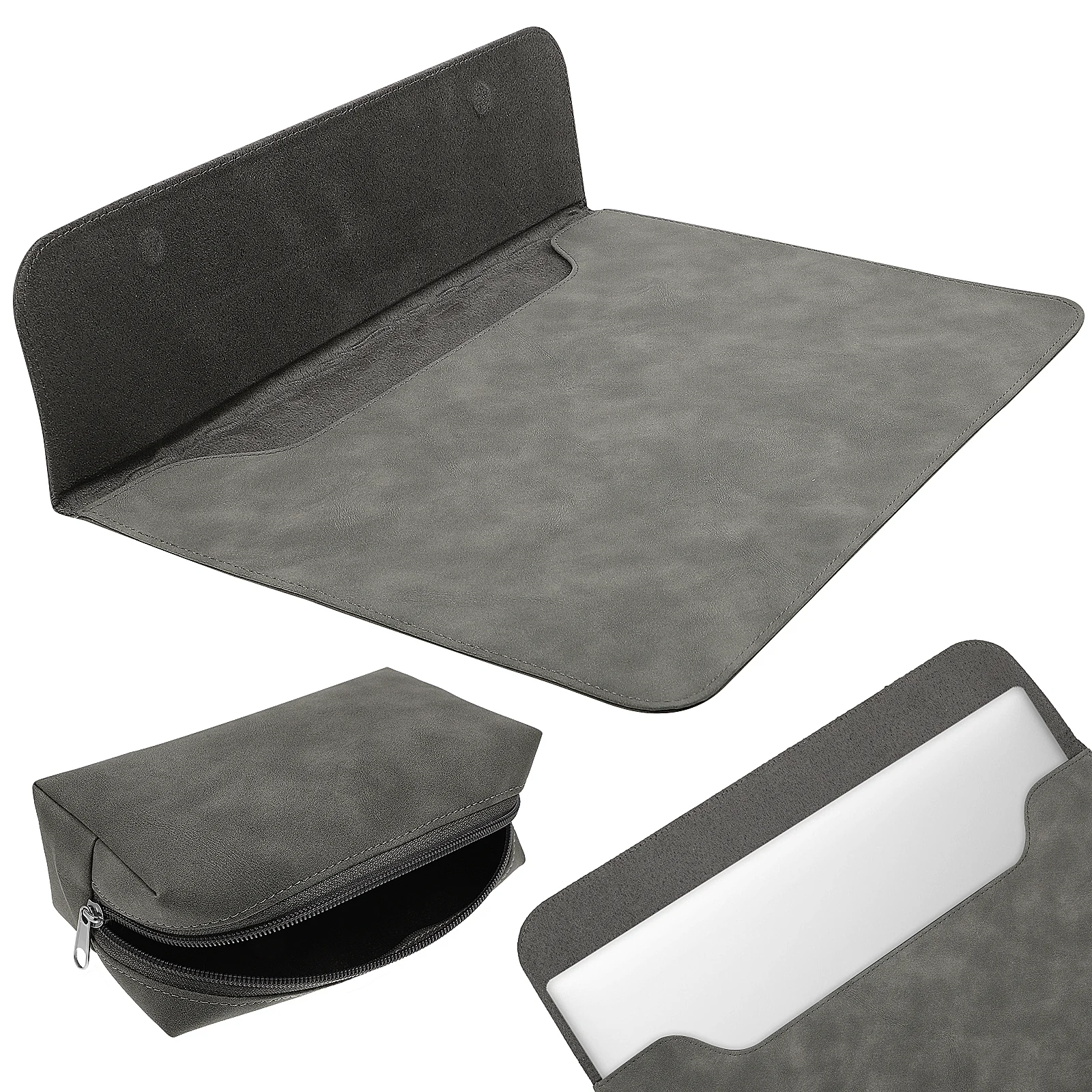 

Slim Laptop Bag Shockproof Protective Case Power Adapter Storage Compatible 13.3 Inch Lightweight Sleeve For Computer