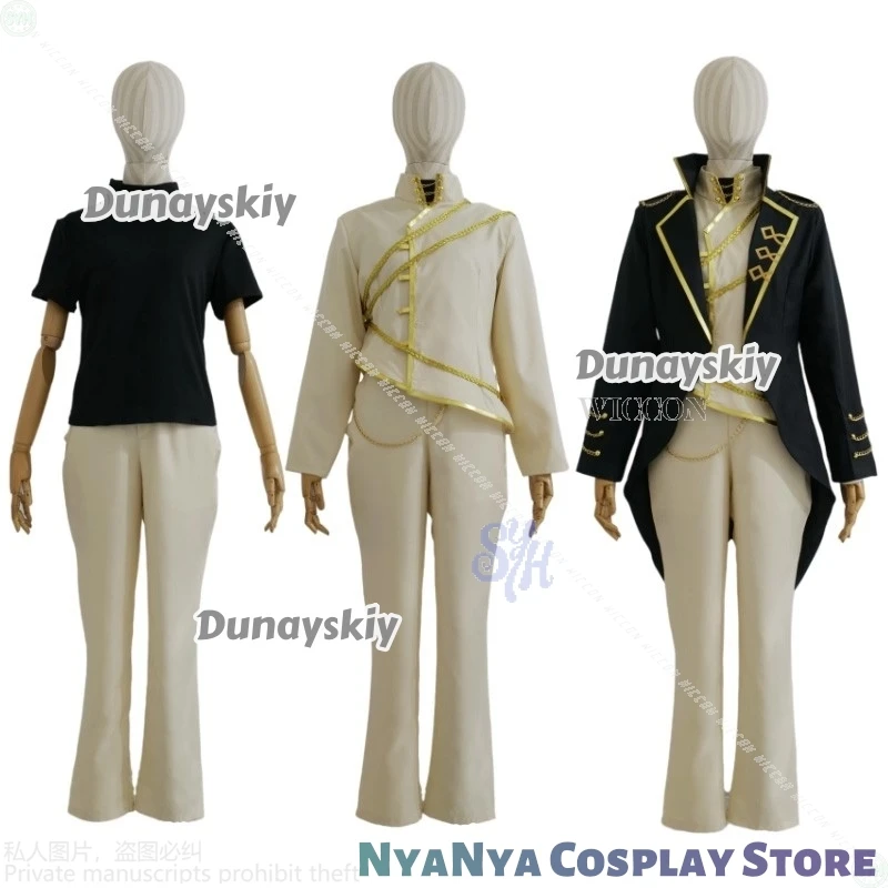 ชุดคอสเพลย์ซานโช่ อนิเมะ เกม ลิมบัส ชุดสไตล์วินเทจแบบพระราชวัง เสื้อโค้ท กางเกง ผ้าคลุมไหล่แบบมีปกสำหรับผมยาว งานปาร์ตี้ฮาโลวีน บริษัทคอสเพลย์