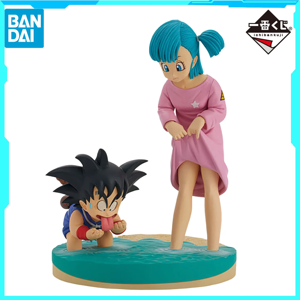 

100% оригинал в наличии Bandai Spirits Ichiban Kuji Dragon Ball Bulma Son Goku, аниме-фигурка, экшн-фигурка, коллекция гаражного комплекта