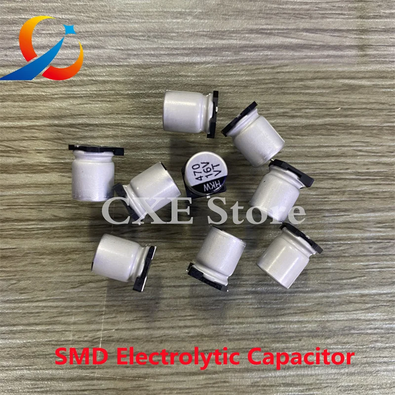 500개 10V 16V 25V 35V 50V 63V 100V 400V 4.7UF 22UF 47UF 100UF 220UF 470UF 680UF 1000UF 크기 8X10.5 SMD 전해 커패시터