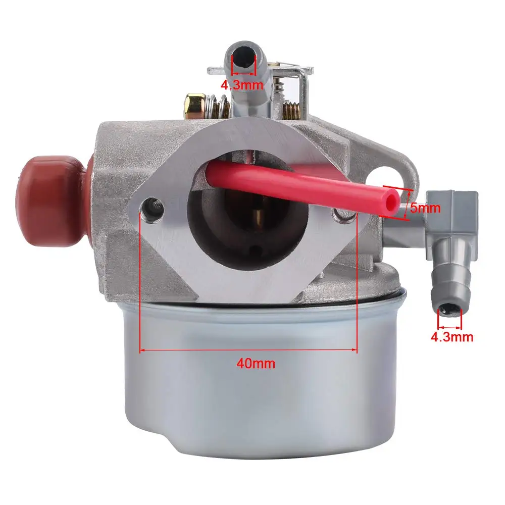 Imagem -03 - Carburador para Tecumseh Cortador de Grama 5hp 4.5hp 5.5hp 6.0hp 6.75 hp Lev100 Lv195ea Lv195xa Toro 640350 640271 640303 20016 20