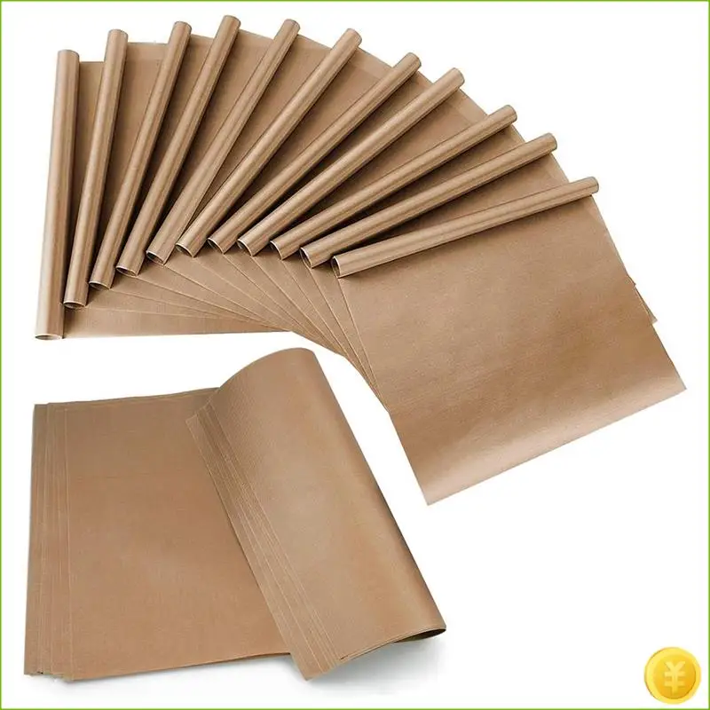 PTFE Sheet For Heat Press Transfer Sheet 18 Pack Non Stick 12Inch X 16Inch Heat Transfer Paper Heat Resistant Craft Mat