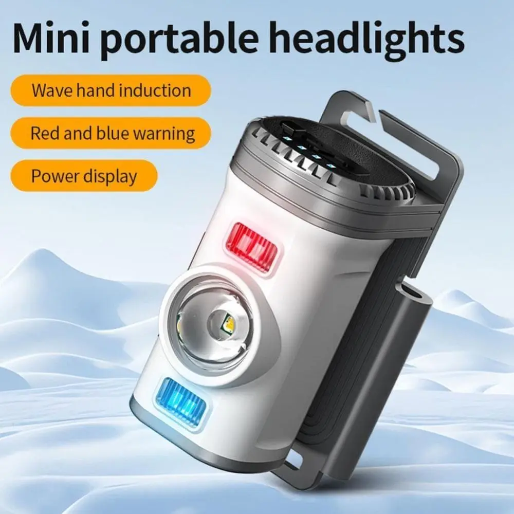 Rechargeable LED Clip on Cap Light Multi-Function Sensor Motion Waterproof Flashlight High Brightness Headlamp Outdoor Camping