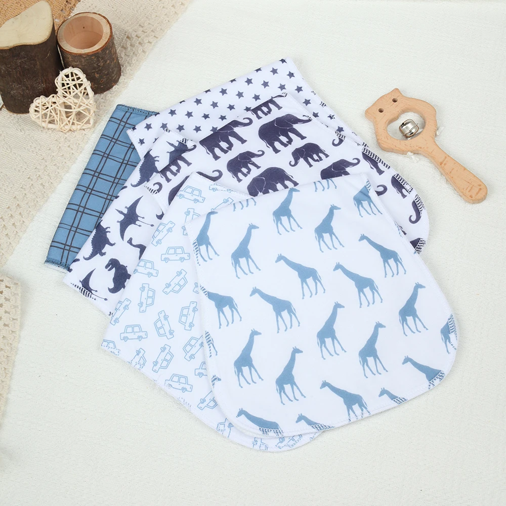 

Салфетки для отрыжки для мальчиков - набор из 6 супервпитывающих салфеток для отрыжки для малышей, мягкие и плюшевые детские полотенца для выделения молока изо рта