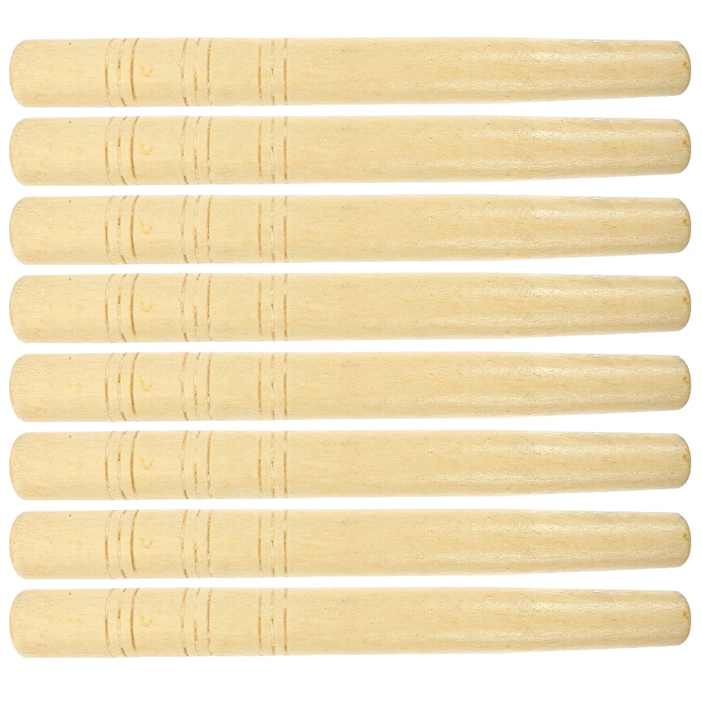 

5PCS Wooden Handles 28cm Hardwood Lightweight Ergonomic Shovel Hoe Replacement Axe Handle Farm Tools Garden Accessories