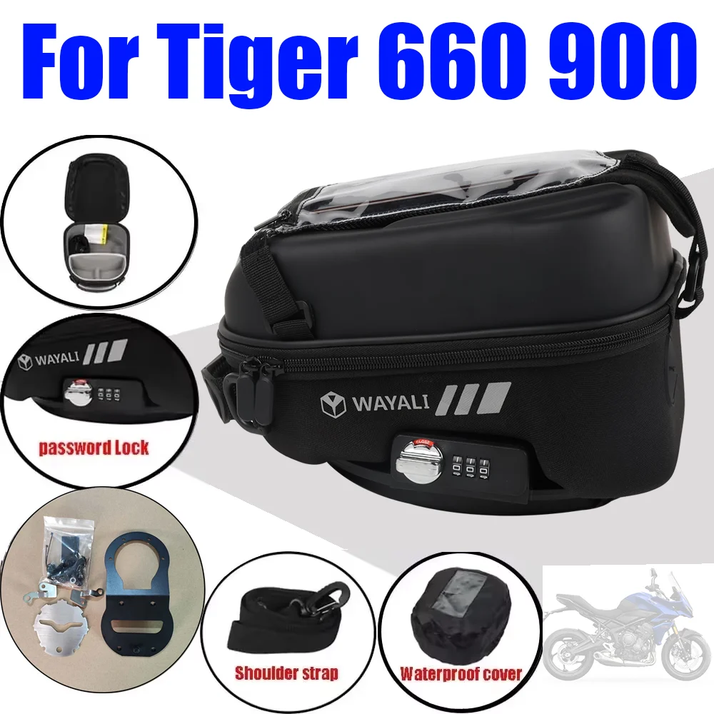 

Tank Bag Tanklock For Triumph Tiger 660 Sport Tiger 900 2022 2023 2024 Motorcycle Luggage Storage Backpack Phone Navigation Bags