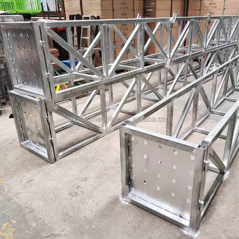 알루미늄 파이프 및 철제 튜브 프로파일 파이프 운반 가공 전용 회전 카트, 리프팅 링 디자인 포함 6m 길이