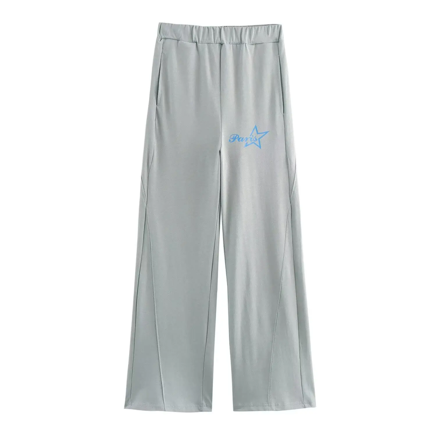 Jenny&Dave American Old School Team Letter Printed Loose Sweatpants Women Harem Pants Casual Pants Women Trousers