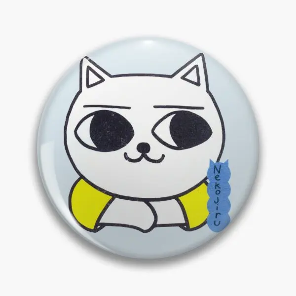 Nekojiru  Soft Button Pin Collar Gift Hat Brooch Metal Cute Lapel Pin Lover Funny Badge Jewelry Clothes Fashion Cartoon Creative