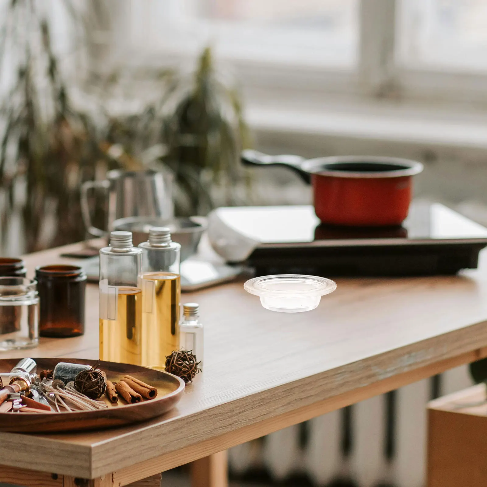 

3Pcs Wax Warmer Replacement Dish Deep Hat Fits Most Warmers Reusable Glass Aroma Tray for Scented Wax Melts Home Decor