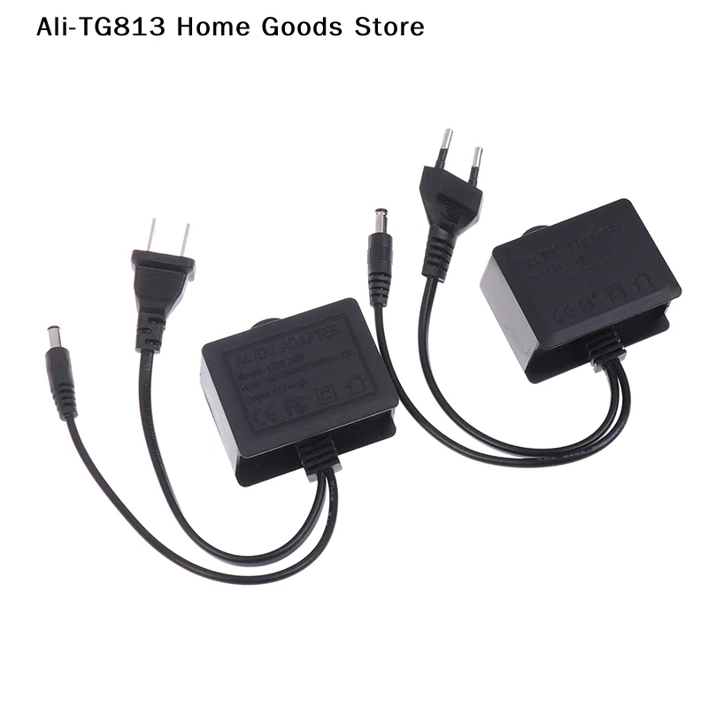 [TG813]12V2A Waterproof IP66 For Camera Power AC Outdoor 100V-240V Converter Adapter DC 2000mA LED Supply EU US Plug - view 2
