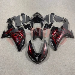 Motorcycle Fairing Kit Fit For NINJA ZX10R ZX 10R ZX-10R 2006 2007 Bodywork Set High Quality Abs Injection Red Flame