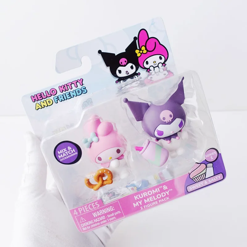 Sanrio Hello Kitty And Friends Series Pompompurin Kuromi Фигурка Игрушки Украсьте подарки для детей