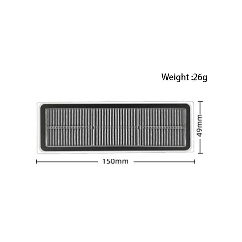 交換用ロボット掃除機用スペアパーツ,9個セット,HEPAフィルター,Dreame w20pro用フィルター,ultra