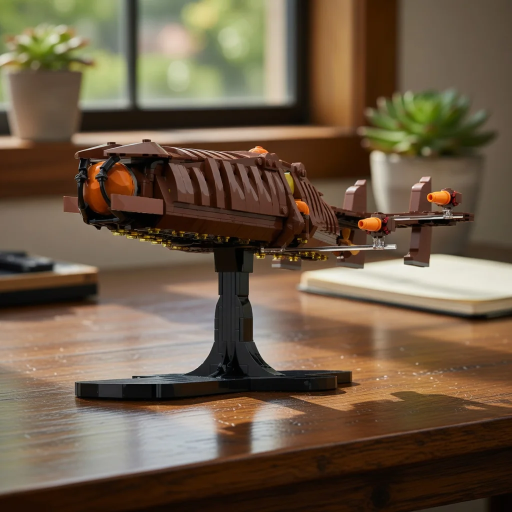 MOC Odyssey Deep Sea Submarine Building Block Set Steampunk Underwater Explorer Ship Model Submersible Bricks Toy Gift for Adult