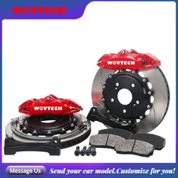 OEM Modified Forging 4 Piston Brake Caliper with 345*28mm Rotor Disc Kits for Volkswagen golf MK6 MK7